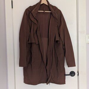 Lululemon Always Effortless Long Jacket Brown